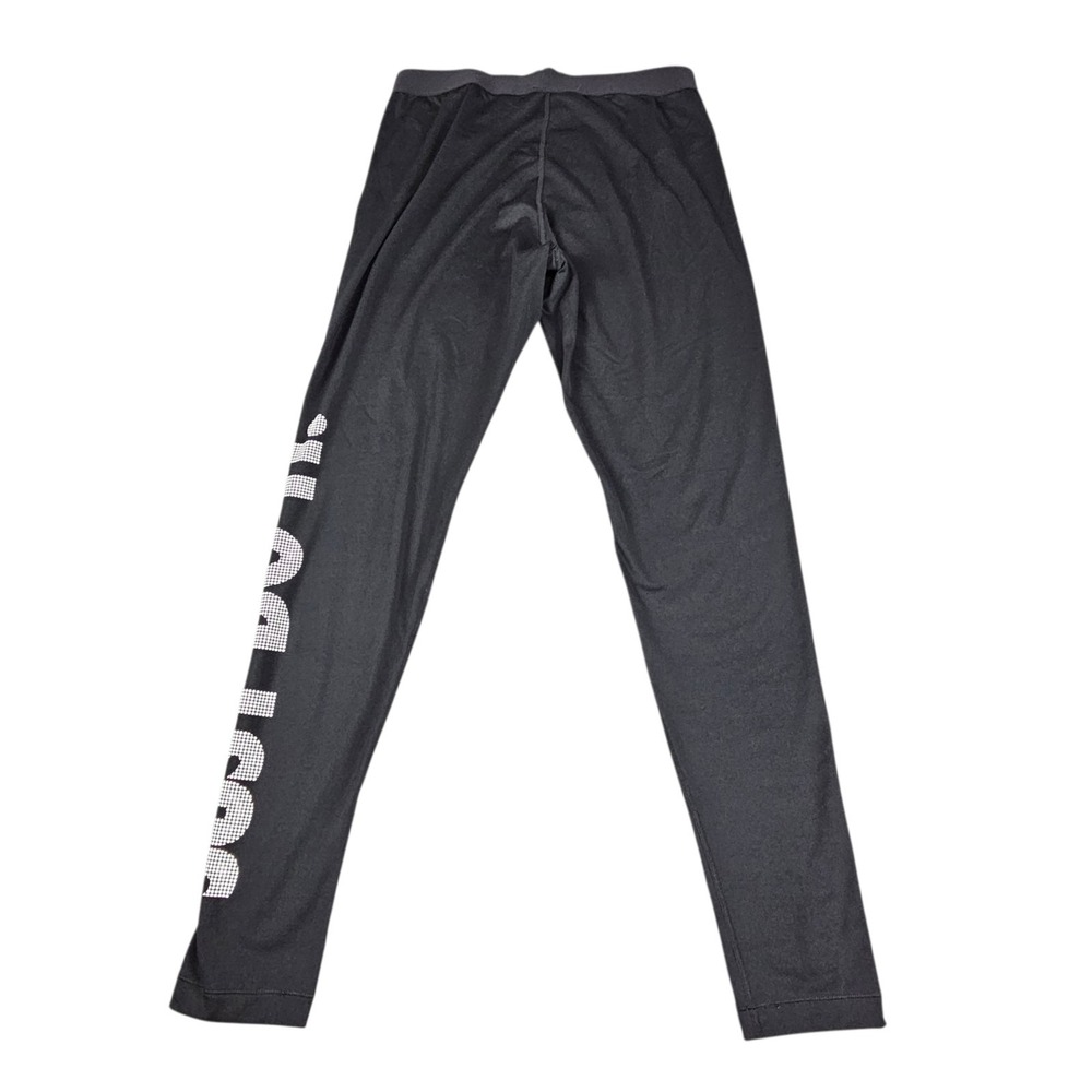 Nike Pro Dri-FIT Women's Sz XL Ankle Leggings Black White Just Do It Logo - Picture 3 of 12